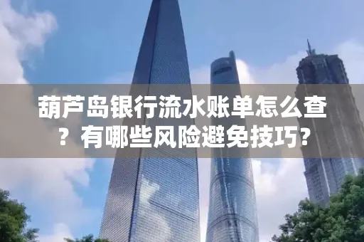 葫芦岛银行流水账单怎么查？有哪些风险避免技巧？