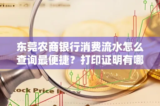 东莞农商银行消费流水怎么查询最便捷？打印证明有哪些风险需注意？